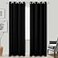 KOUFALL 90 Inch Long Blackout Curtains for BedroomBlack Out Extra Long Window Treatments Thermal Darkening Two Double Full Total Light Blocking Curtains for Living Room90 Length 2 Panels Set Grommets
