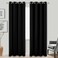 KOUFALL 90 Inch Long Blackout Curtains for BedroomBlack Out Extra Long Window Treatments Thermal Darkening Two Double Full Total Light Blocking Curtains for Living Room90 Length 2 Panels Set Grommets