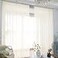 L&amp;TEC LTEC Window Beige Sheer Curtains 63 Inches Long 2 Panels Sheer Curtain Basic Rod Pocket Panel for Bedroom Children Living Room Yard Kitchen Beige 52 W x 63 L 2 pcs