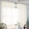 L&amp;TEC LTEC Window Beige Sheer Curtains 63 Inches Long 2 Panels Sheer Curtain Basic Rod Pocket Panel for Bedroom Children Living Room Yard Kitchen Beige 52 W x 63 L 2 pcs