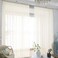 L&amp;TEC LTEC Window Beige Sheer Curtains 63 Inches Long 2 Panels Sheer Curtain Basic Rod Pocket Panel for Bedroom Children Living Room Yard Kitchen Beige 52 W x 63 L 2 pcs
