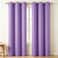 Diraysid Lavender Grommet Blackout Curtains for Bedroom Thermal Insulated Room Darkening Curtains Drapes 42 x 84 inch 2 Panels