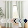 NICETOWN Sage Green 100 Blackout Linen Texture Curtains 84 inches Long 2 Panels for Boys Room Thermal Insulated Full Blackout 2Layer Lined Cold Reducing Drapes Energy Efficiency Window Draperies