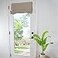 WdFour French Door Curtain Blackout Thermal Insulated Door Window Cover for FrontSide Doors Noise Reducing Energy Saving Mocha 25x70 Inches 1 Panel
