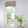 WdFour French Door Curtain Blackout Thermal Insulated Door Window Cover for FrontSide Doors Noise Reducing Energy Saving Mocha 25x70 Inches 1 Panel