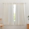 NICETOWN Semi Sheer Linen Curtains for Bedroom 63 inch Long Rod Pocket Back Tab Privacy Window Drapes Light Filtering for BedroomNursery Burlap 52 W x 63 L 2 Panels