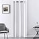 XTMYI Closet Curtain for Open Closet Blackout Privacy Easy Install Thermal Grommt Door Curtain for Doorways White 34 W x 80 L