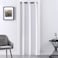 XTMYI Closet Curtain for Open Closet Blackout Privacy Easy Install Thermal Grommt Door Curtain for Doorways White 34 W x 80 L