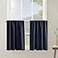 PANELSBURG Navy Blue Curtains for Kitchen WindowShort Blackout Light Blockout Curtain for BedroomDark Blue