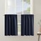 PANELSBURG Navy Blue Curtains for Kitchen WindowShort Blackout Light Blockout Curtain for BedroomDark Blue