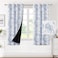 H.VERSAILTEX HVERSAILTEX 100 Blackout Curtains for Bedroom Camellia Floral Blackout Curtains 63 Inches Long Light Blocking Window Treatment Curtains with Black Liner Grommet Thermal Drapes 2 Panels St