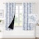 H.VERSAILTEX HVERSAILTEX 100 Blackout Curtains for Bedroom Camellia Floral Blackout Curtains 63 Inches Long Light Blocking Window Treatment Curtains with Black Liner Grommet Thermal Drapes 2 Panels St