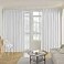 MUMFAS Pure White Pinch Pleat Curtain 52 W x 96 L Solid Thermal Insulated 50 Blackout Patio Door Curtain Panel Drape for Traverse Rod and Track with Tieback One Panel