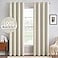 MIULEE 100 Blackout Linen Textured Curtains for Bedroom Solid Thermal Insulated Cream Grommet Room Darkening Curtains Drapes Luxury Decor for Living Room 52 x 84 Inch 2 Panels