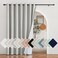 NICETOWN Grey Extra Wide 100 Blackout Linen Curtain Panel Energy Smart Noise Blocking Out Blackout Thermal Insulated Drape for Shift Worker Bedroom 100 inch per Panel