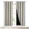 NICETOWN 100 Blackout Window Curtain Panels Full Light Blocking Drapes with Black Liner for Nursery 72inch Drop Thermal Insulated Draperies Natural 2 Pieces 52inch Wide Per Panel