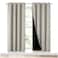 NICETOWN 100 Blackout Window Curtain Panels Full Light Blocking Drapes with Black Liner for Nursery 72inch Drop Thermal Insulated Draperies Natural 2 Pieces 52inch Wide Per Panel