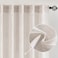 MIULEE White Linen Curtains 84 Inch Length for Bedroom Living Room Soft Thick Linen Textured Window Drapes Semi Sheer Light Filtering Rod Pocket Back Tab Burlap Look 2 Panels 37x84 Inches