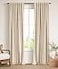INOVADAY 100 Blackout Curtains 96 Inches Length 2 Panels Set Back TabRod Pocket Linen Black Out Curtains for Bedroom Thermal Insulated Window Drapes Oatmeal W50 X L96