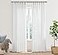 XTMYI White Linen Sheer Curtains 108 Inches Long Back Hidden Tab Tape Hooks Privacy Not See Through Simple Modern Curtains for Living Room 2 Panels Set