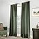 PANELSBURG 108 Inch Olive Green Linen Curtains for Living Room 9FT Long Semi Sheer Floor to Ceiling Drapes for Track System 2 Panel Set