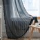Sutuo Home Black Boho Curtain 84 Inches Length Sheer Crochet Lace Handmade Tassels Knitted Window Treatment Vintage Rustic Bohemian Farmhouse Drape for Bedroom Rod Pocket 1 Panel 59 W x 84 L