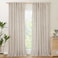 YoungsTex 84 Inch Length Natural Linen Curtains for Living Room Windows 2 Panels Light Filtering Drapes with Rod Pocket Back Tab Semi Sheer Privacy for Dining Bedroom 52 X 84 Inch