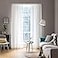 MIULEE 2 Panels Solid Color White Sheer Window Curtains Elegant Window Voile PanelsDrapesTreatment for Bedroom Living Room 54 X 80 Inches White