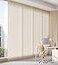 Treatmentex Folding Pleated Natural Sheer Curtains with Hooks 78 W x 84 L Accordion Style Room Divider Curtains Magnetic Linen Sheer Drapes for Office Living Room 1 Panel BeigeTaupe