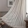 Sutuo Home Boho Curtains for Bedroom Nursery 90 Inch Length Bohemian Geometric Crochet Sheer Lace Handmade Tassels Window Treatment Vintage Rustic Drape Rod Pocket 1 Panel 59 W x 90 L Beige Wave