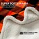 BEAUTEX Halloween Blanket Sherpa Plaid Throw Blankets Fuzzy Fluffy Cozy Soft Throws Fleece Flannel Plush Microfiber Blanket Halloween Fall Decor for Couch Bed Sofa50 X 60 Orange