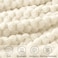 BEDELITE Fleece Blanket 3D Jacquard Decorative Cream Throw Blankets for Couch Bed Soft and Cozy Warm Plush Fluffy Blanket All Seasons Suitable 50x60Inches
