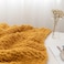MocaDng Chunky Knit Blanket Throw 4040 Hand Knitted Warm Chenille Throw Blanket Home Decor Soft Thick Yarn Cable Knit BlanketSoft Breathable Fleece Banket Christmas for Couch Bed Sofa Best Gift Yellow