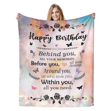 COMFAR Happy Birthday Gifts for Her Unique Womens Birthday Decorations Cool Friendship Gifts 40x 50