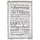 Dicksons Wedding Anniversary 1 Corinthians 13 White 48 x 68 All Cotton Tapestry Throw Blanket
