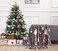 Elegant Comfort Luxury Velvet Super Soft Christmas Prints Fleece BlanketHoliday Theme Home Dcor Fuzzy Warm and Cozy Throws for Winter Bedding Couch and Gift 50 x 60 inch Santa Snowman Gray