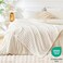 EXQ Home Fleece Throw Blanket for Couch or Bed 3D Waffle Patchwork Pattern Jacquard Decorative Blankets Cozy Soft Lightweight Fuzzy Flannel Blanket Suitable for All Seasons5060Beige