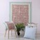 Greenland Home Fashions Palisades Modern Floral Bordered Cotton Bedding 50 x 60 Throw Pastel