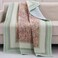 Greenland Home Fashions Palisades Modern Floral Bordered Cotton Bedding 50 x 60 Throw Pastel