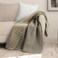 Levtex Home Mills Waffle Throw Taupe Cotton Waffle Throw Size 50 x 60in