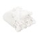 Lush Decor Ella Ruffle Lace Throw Blanket 50 W x 60 L White Coquette Throw Blankets for Bed Couch Blanket Ruffled Throw Blanket for Couch