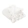 Lush Decor Ella Ruffle Lace Throw Blanket 50 W x 60 L White Coquette Throw Blankets for Bed Couch Blanket Ruffled Throw Blanket for Couch