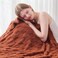 NEWCOSPLAY Super Soft Throw Blanket Coffee Premium Silky Flannel Fleece 3D Checkered Lightweight Bed Blanket All Season Use Coffee Checkered Throw50x70