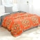 STASOPTK Summer Throw Blanket for Couch Bed Chair100 Cotton 4Layer Gauze Soft Lightweight Blanket Rustic Muslin Quilt Orange Floral Farmhouse Decor Bed All Season Blankets6080