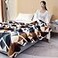UKELER Boho Sherpa Fleece Blanket 80 90 Ultra Soft Aztec Queen Blanket for All Season Cozy Plush Bohemian Throw Blanket for BedCouchSofaOfficeCamping