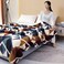 UKELER Boho Sherpa Fleece Blanket 80 90 Ultra Soft Aztec Queen Blanket for All Season Cozy Plush Bohemian Throw Blanket for BedCouchSofaOfficeCamping