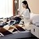 UKELER Boho Sherpa Fleece Blanket 80 90 Ultra Soft Aztec Queen Blanket for All Season Cozy Plush Bohemian Throw Blanket for BedCouchSofaOfficeCamping
