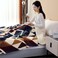 UKELER Boho Sherpa Fleece Blanket 80 90 Ultra Soft Aztec Queen Blanket for All Season Cozy Plush Bohemian Throw Blanket for BedCouchSofaOfficeCamping