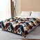 UKELER Boho Sherpa Fleece Blanket 80 90 Ultra Soft Aztec Queen Blanket for All Season Cozy Plush Bohemian Throw Blanket for BedCouchSofaOfficeCamping