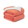 Walensee Sherpa Fleece Blanket Twin Size 60x80 Coral Plush Throw Fuzzy Super Soft Reversible Microfiber Flannel Blankets for Couch Bed Sofa Ultra Luxurious Warm and Cozy for All Seasons